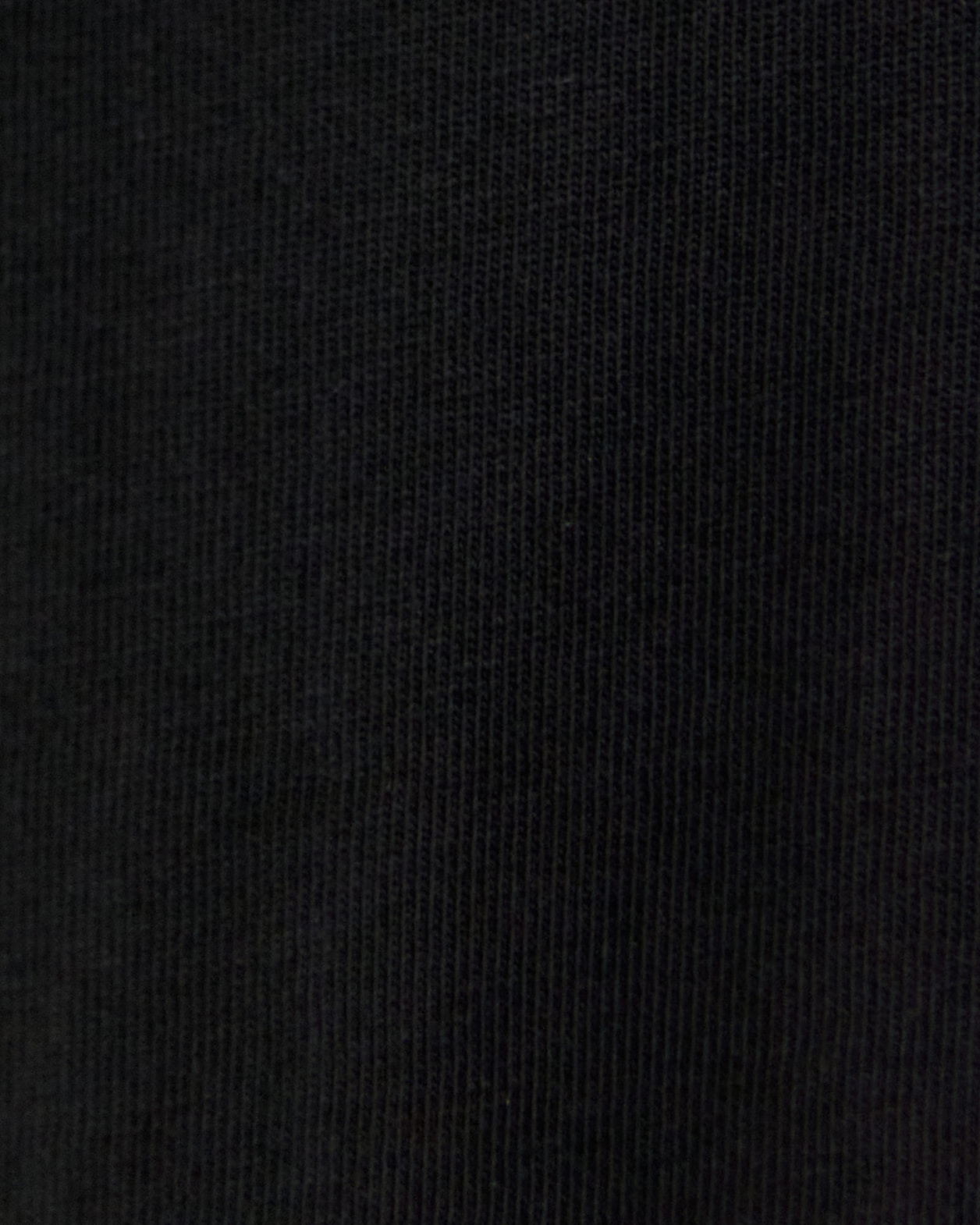 Organic Split Tee in BLACK
