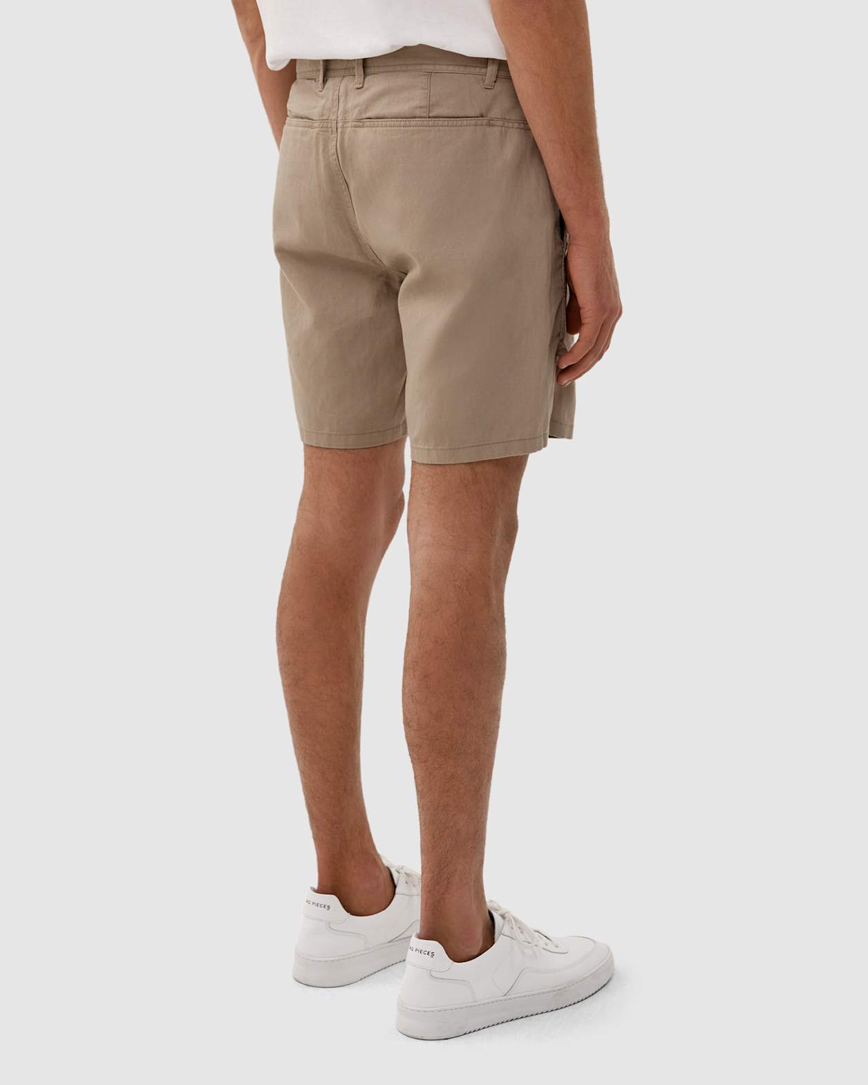 Cotton Linen Chino Short in SANDSTONE