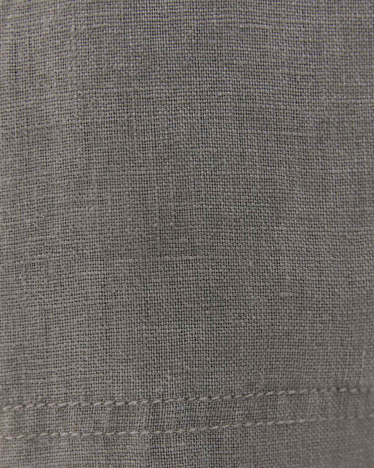 Linen Pull On Pant in GREEN SMOKE