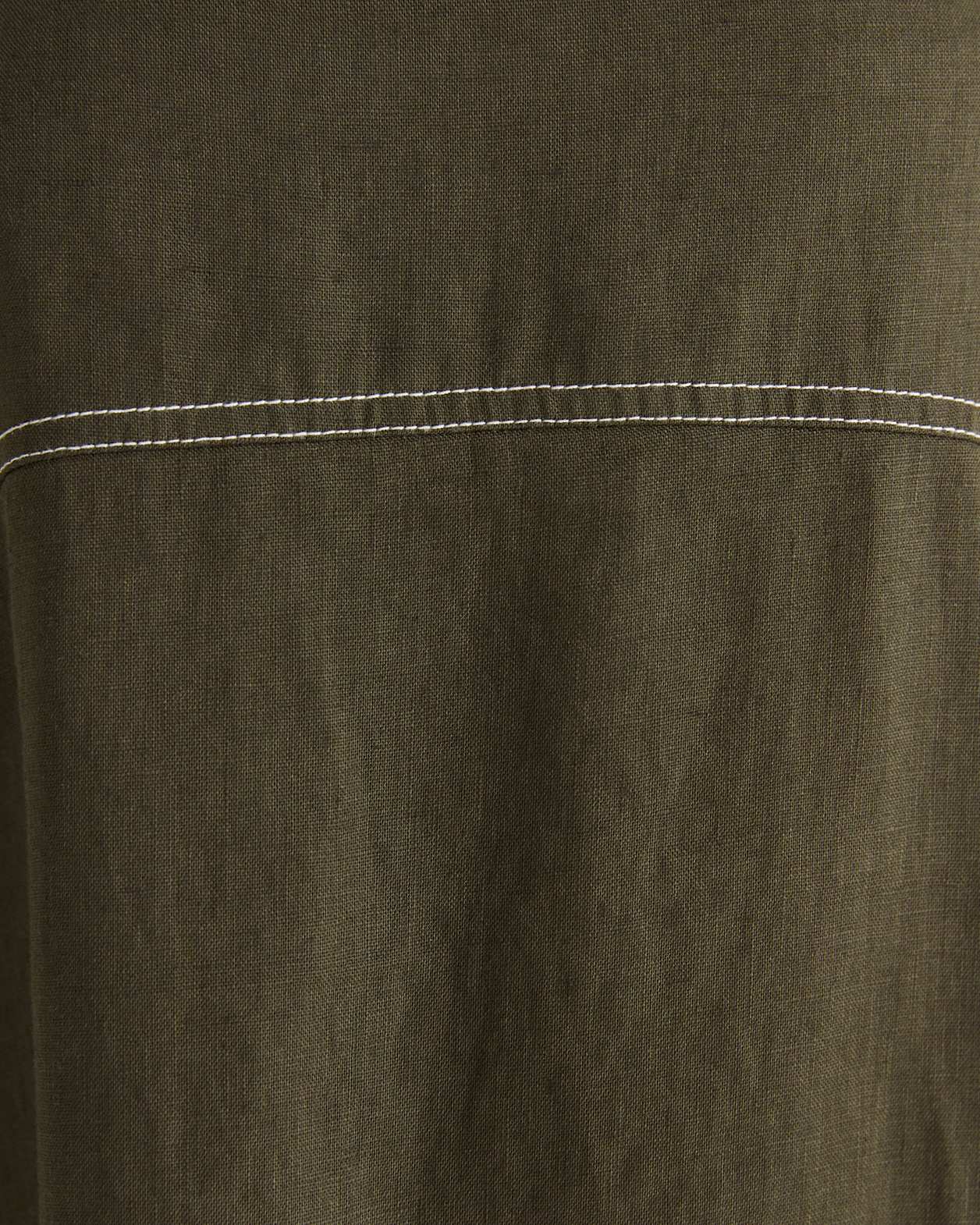 Kiki Elastic Strap Dress in KHAKI