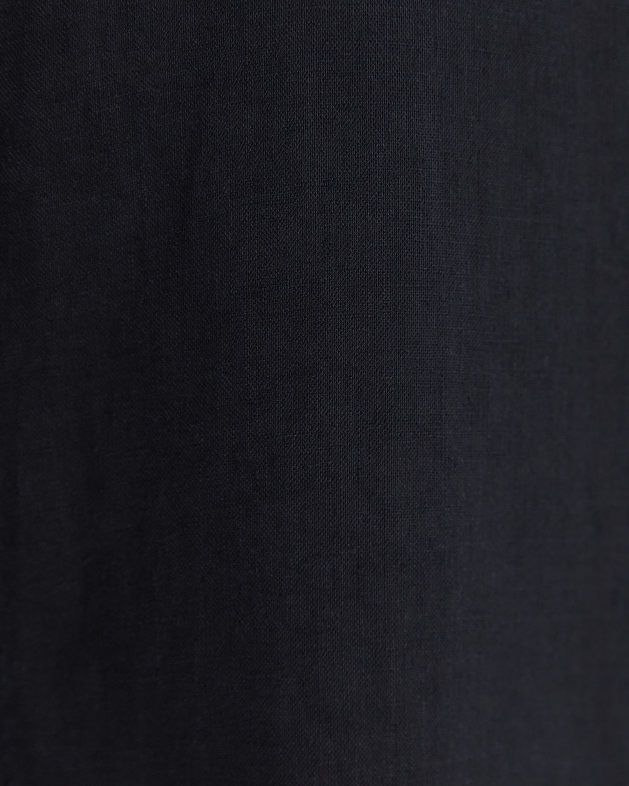 Short Sleeve Linen Shirt in WASHED BLACK