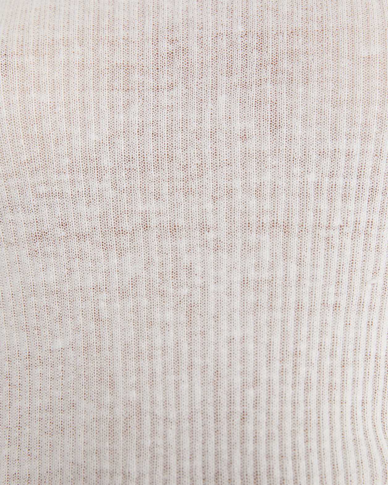 Ellie Linen Tank in WHITE