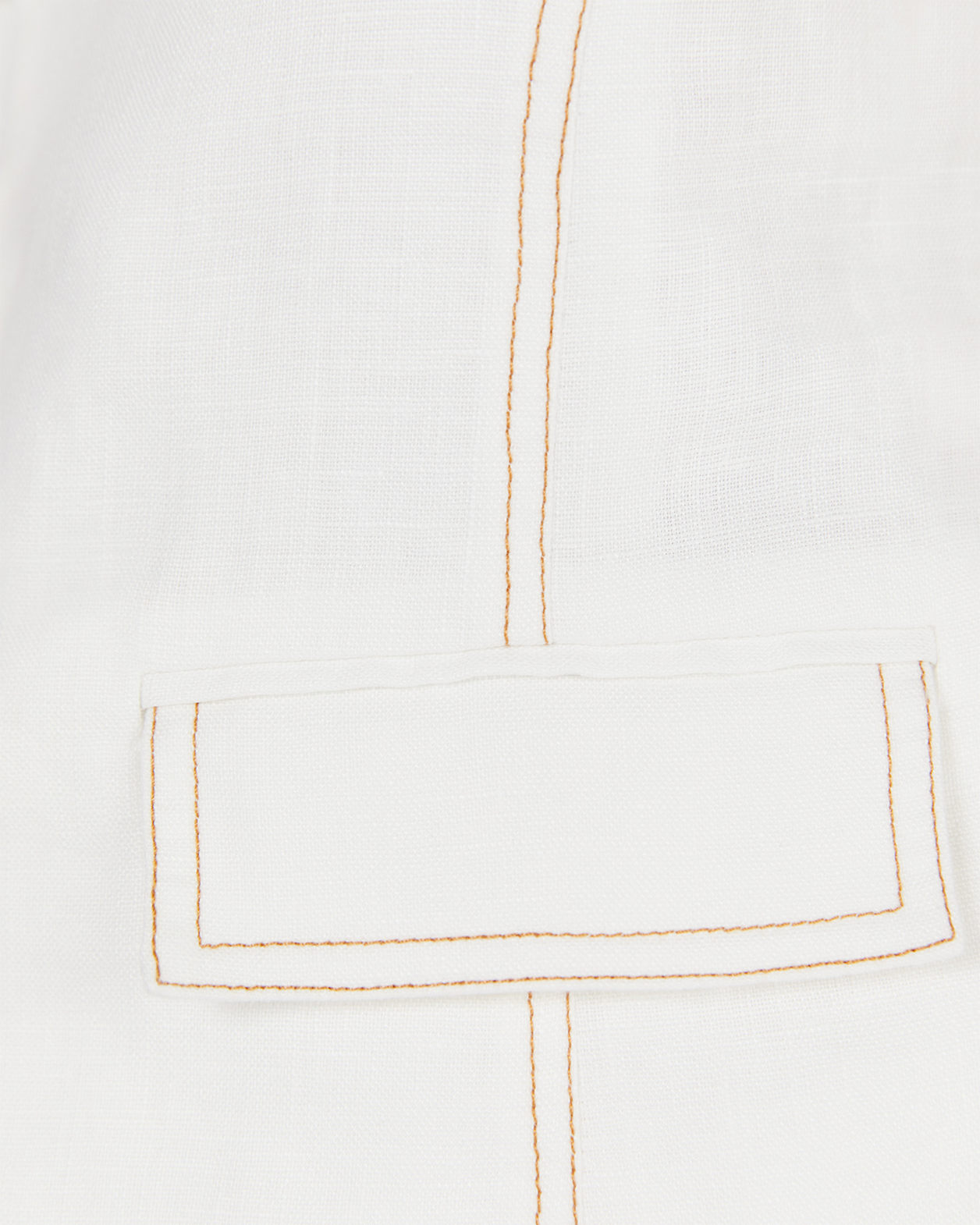 Sabine Linen Vest in WHITE