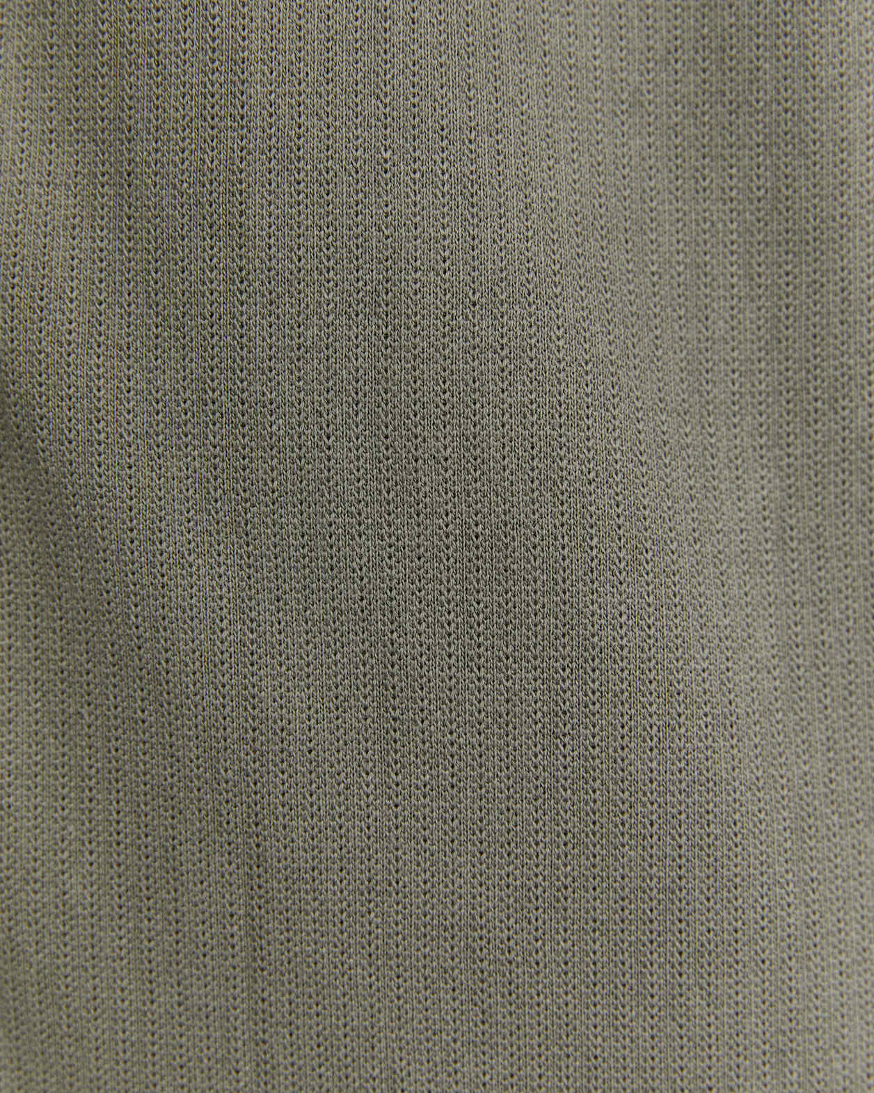 Francis Knitted Cotton Shirt in MILITARY