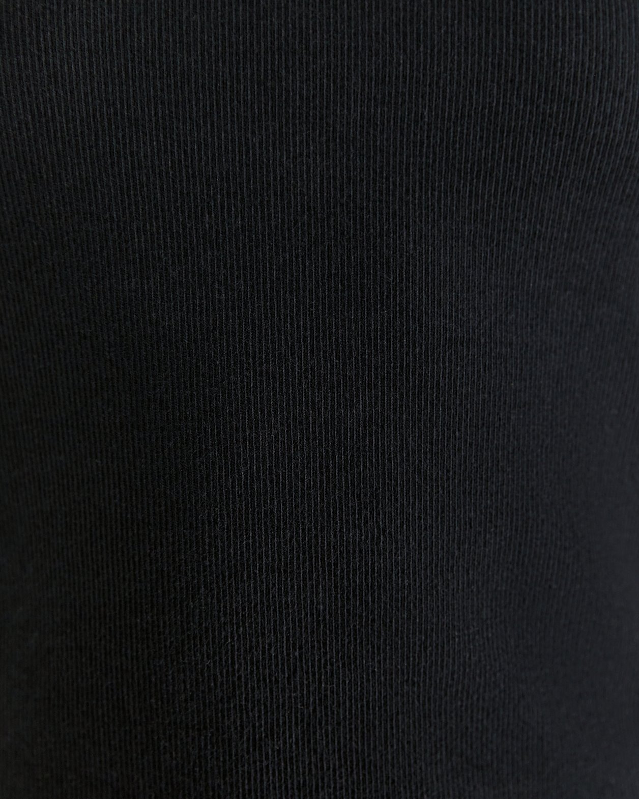 Celina Cotton Crew Neck Tee in BLACK