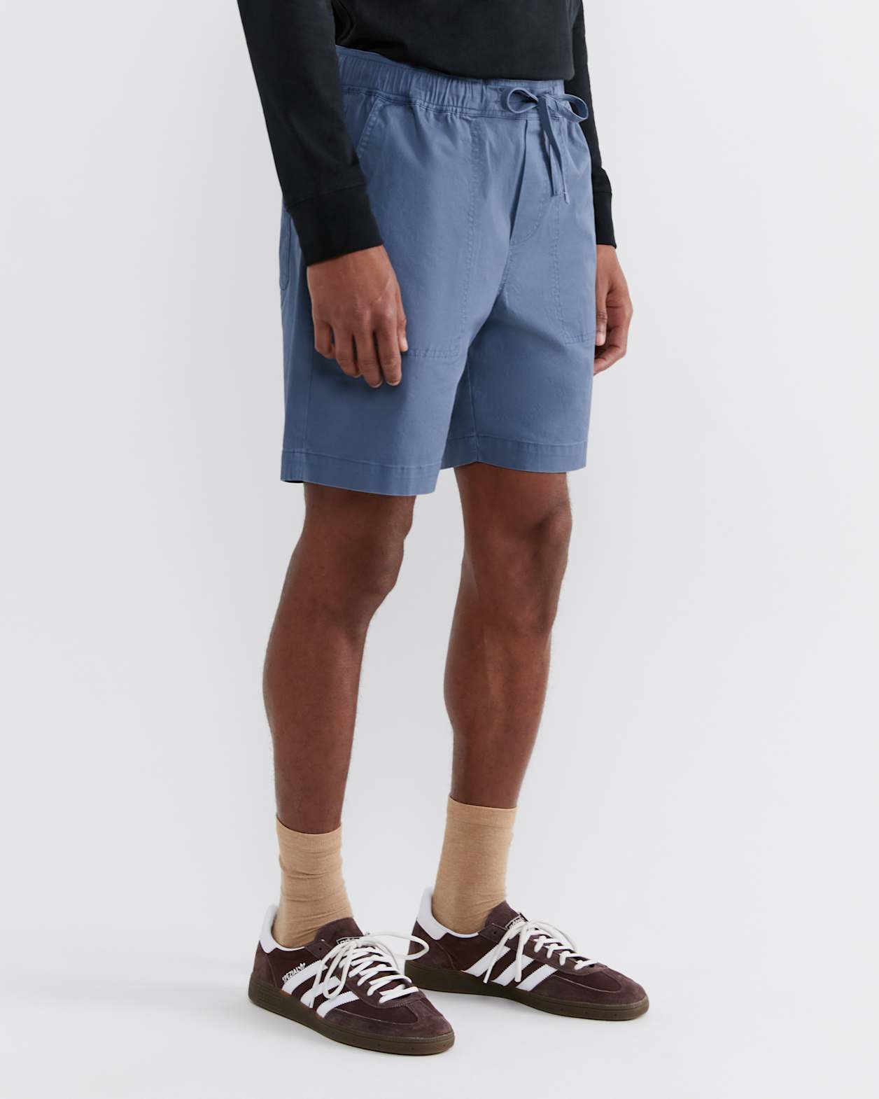 Max Cotton Stretch Short in BLUE