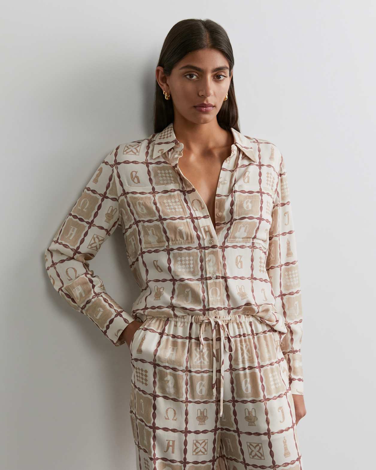 Sarti Gambit Long Sleeve Shirt in NEUTRAL