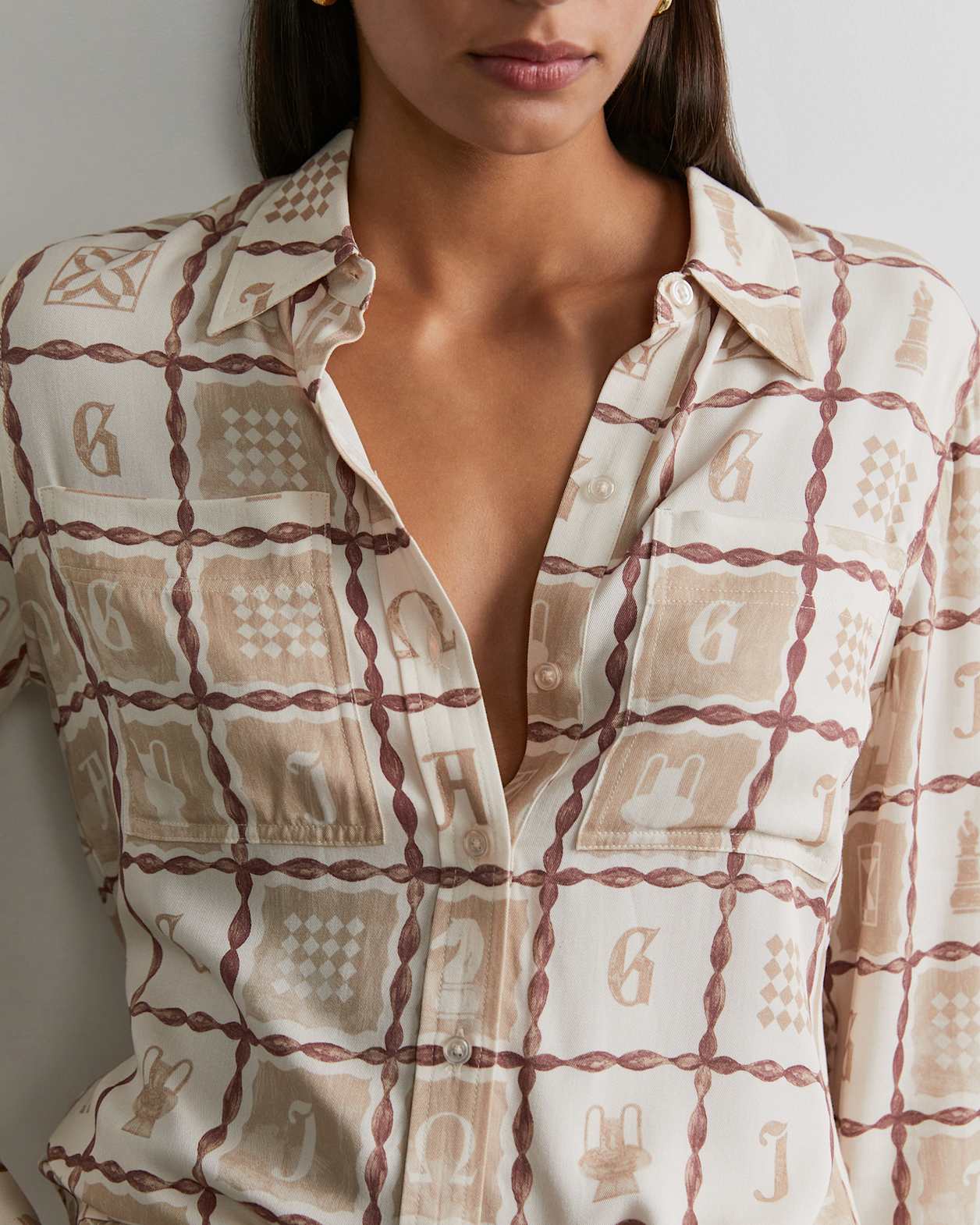 Sarti Gambit Long Sleeve Shirt in NEUTRAL