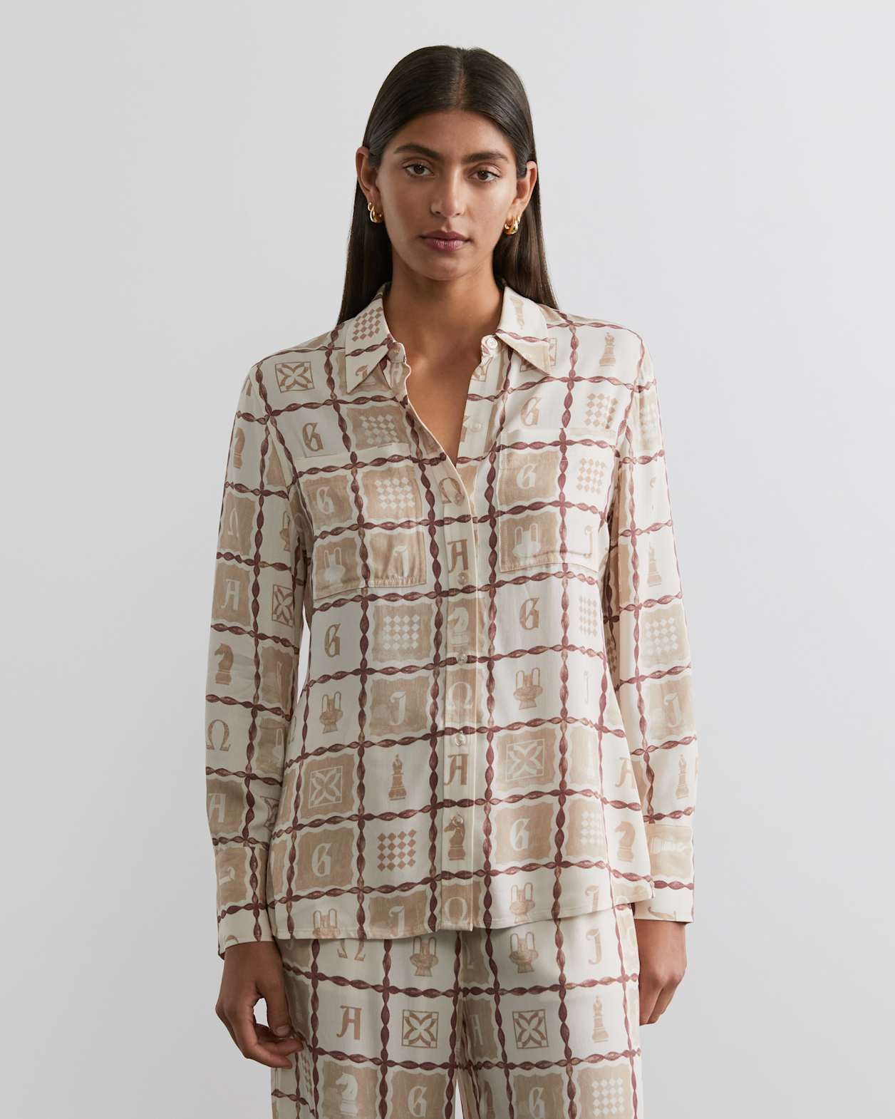 Sarti Gambit Long Sleeve Shirt in NEUTRAL