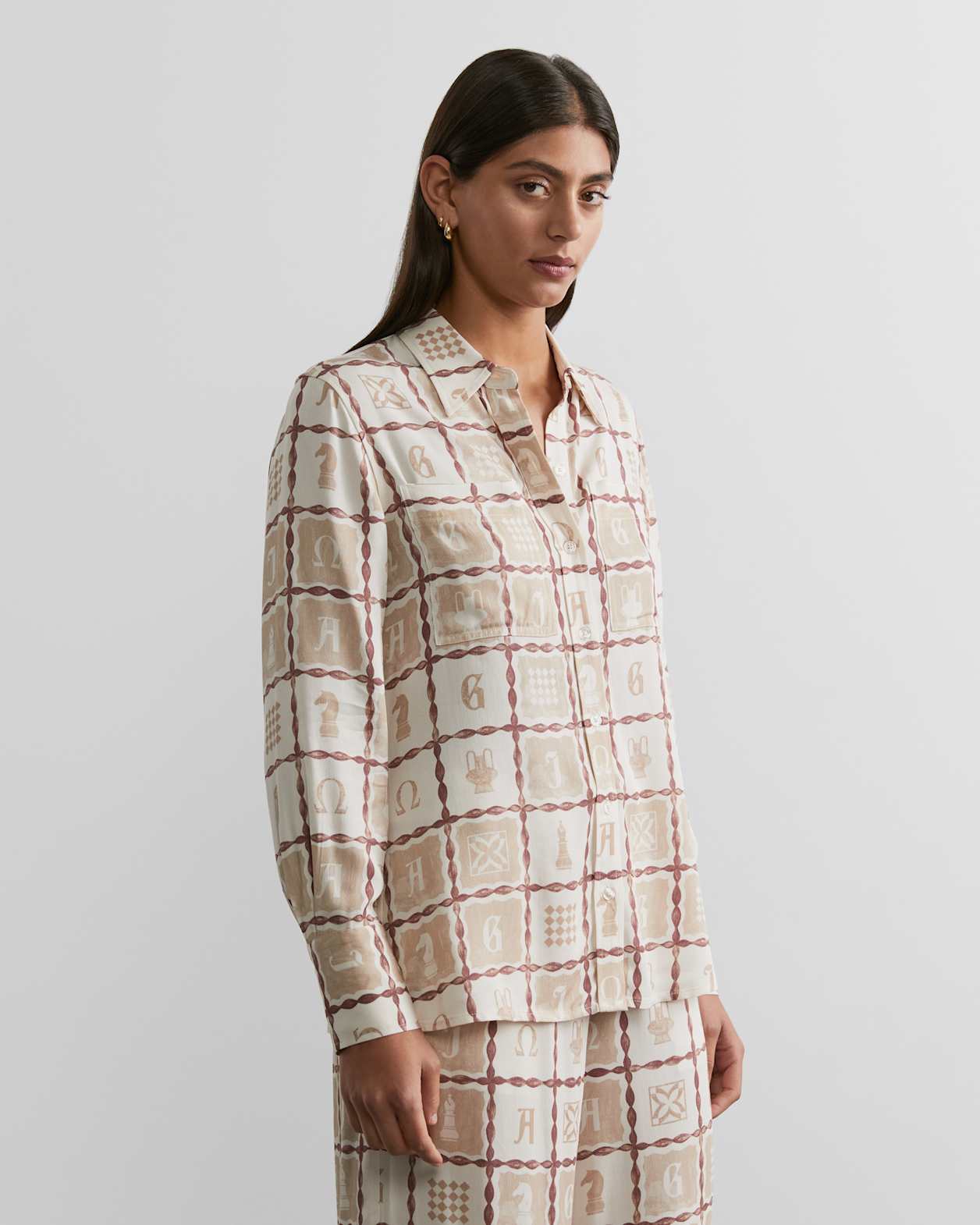 Sarti Gambit Long Sleeve Shirt in NEUTRAL
