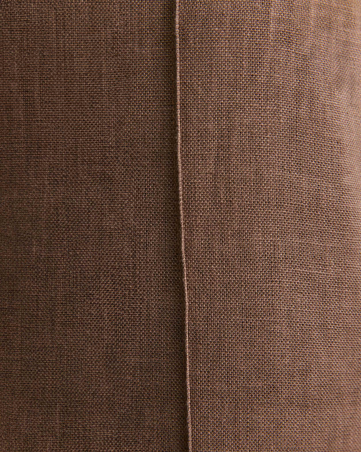 Kayla Linen Pintuck Pant in CHOCOLATE
