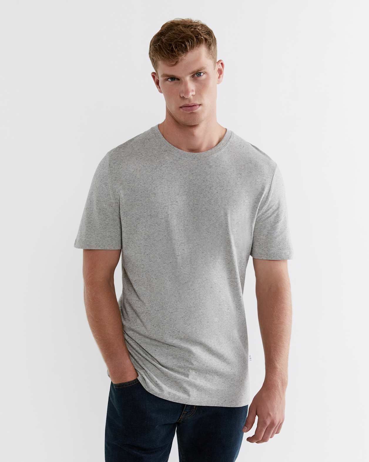 Khai Essential Marle Oc Tee in GREY MARLE