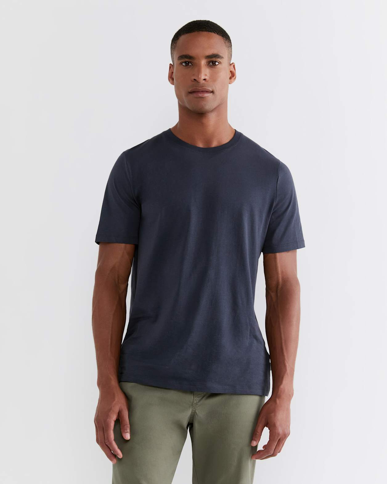 Khai Essential Marle Oc Tee in NAVY MARLE
