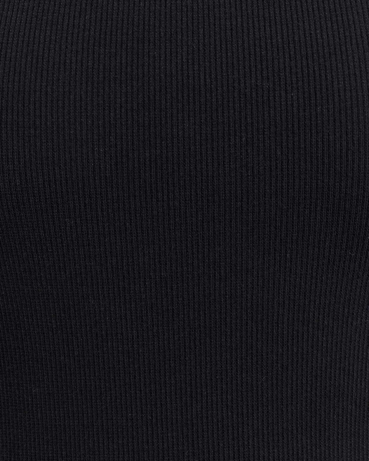 Harlowe Keyhole Tank Dress in BLACK