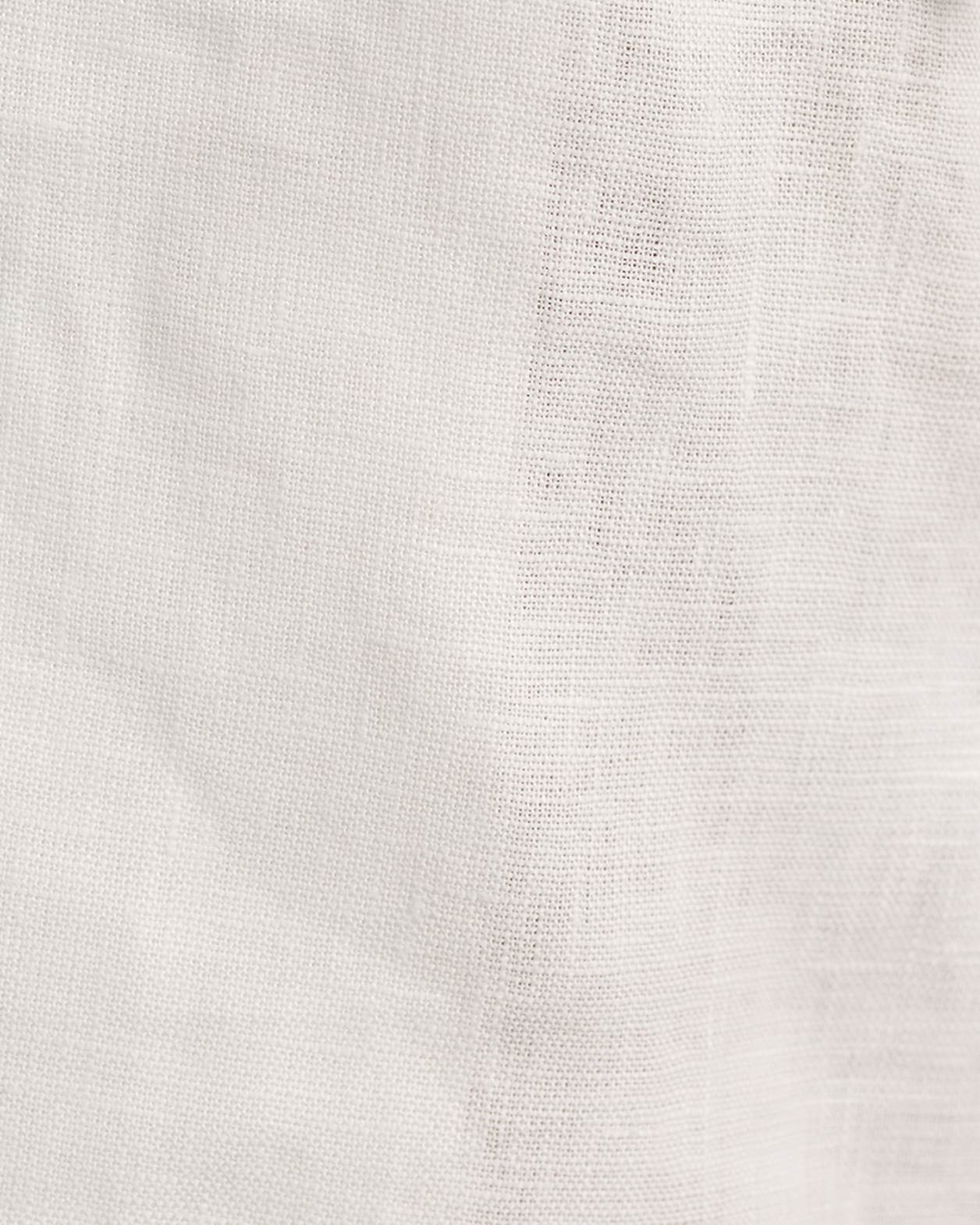 Ivy Linen Short in WHITE