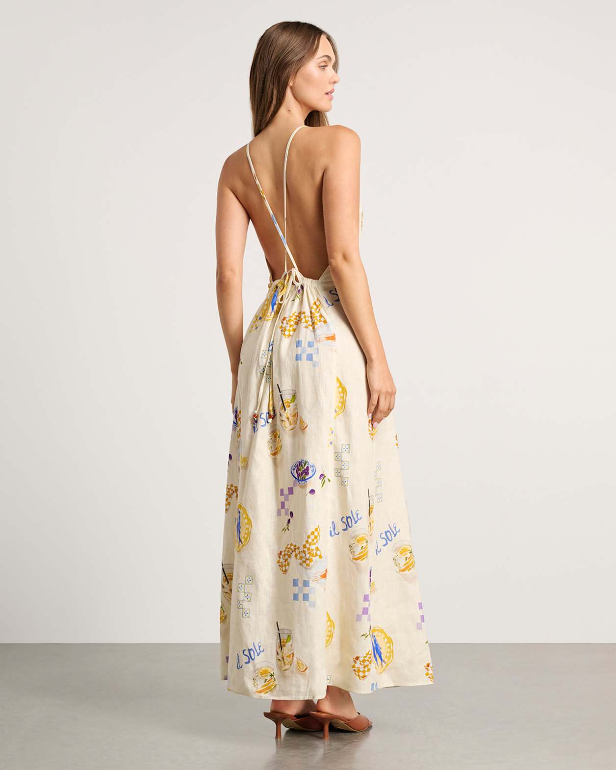 Sunshine Strappy Dress in SUNSHINE