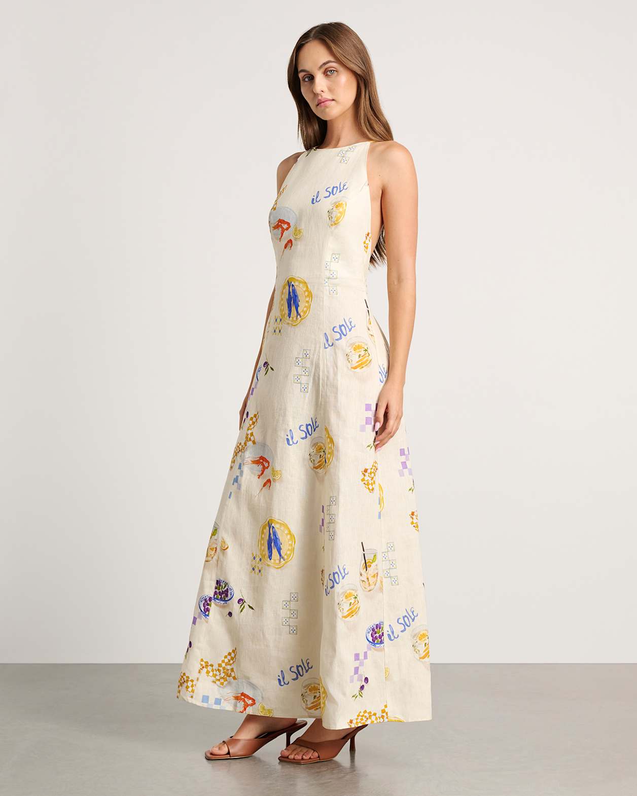 Sunshine Strappy Dress in SUNSHINE