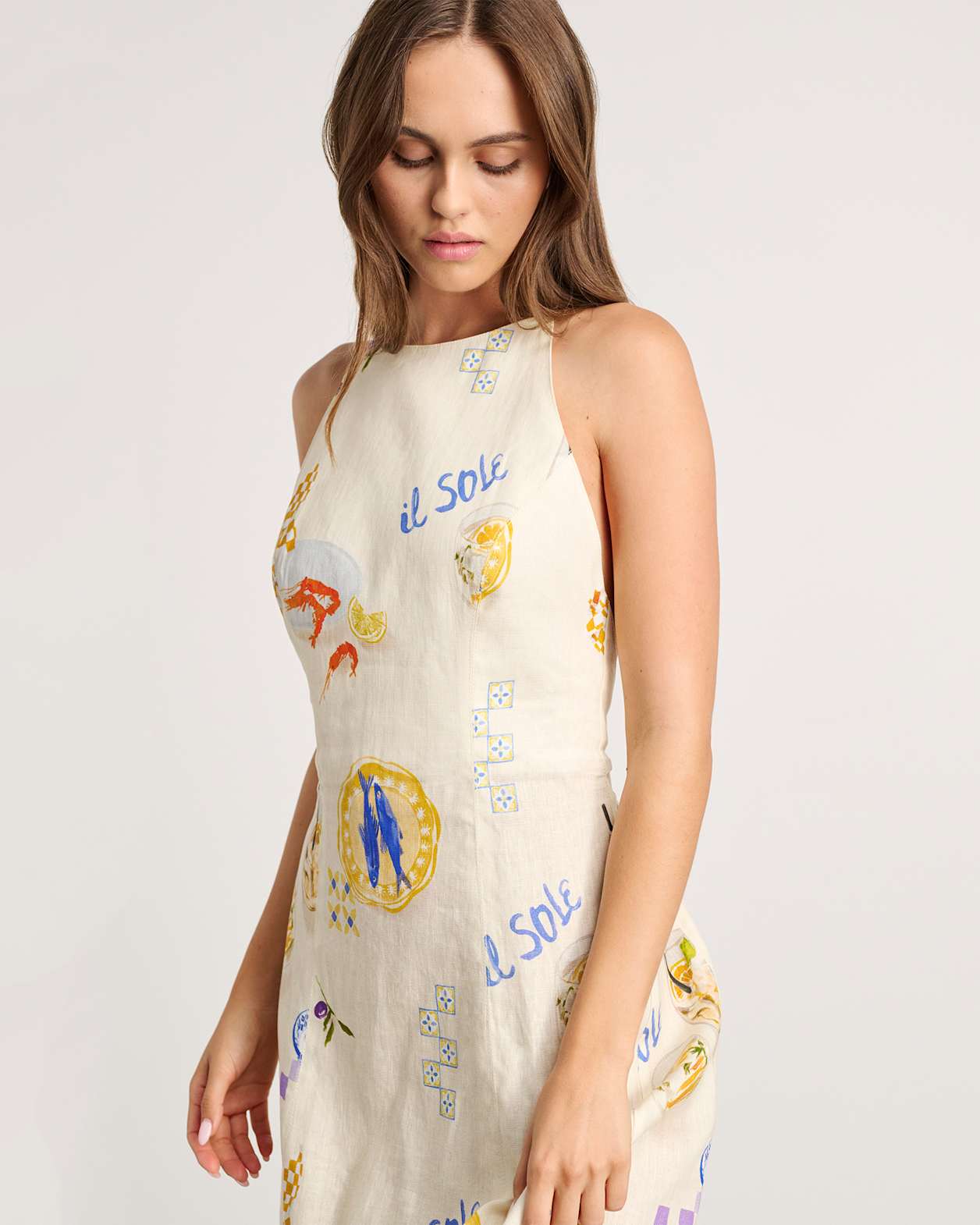 Sunshine Strappy Dress in SUNSHINE