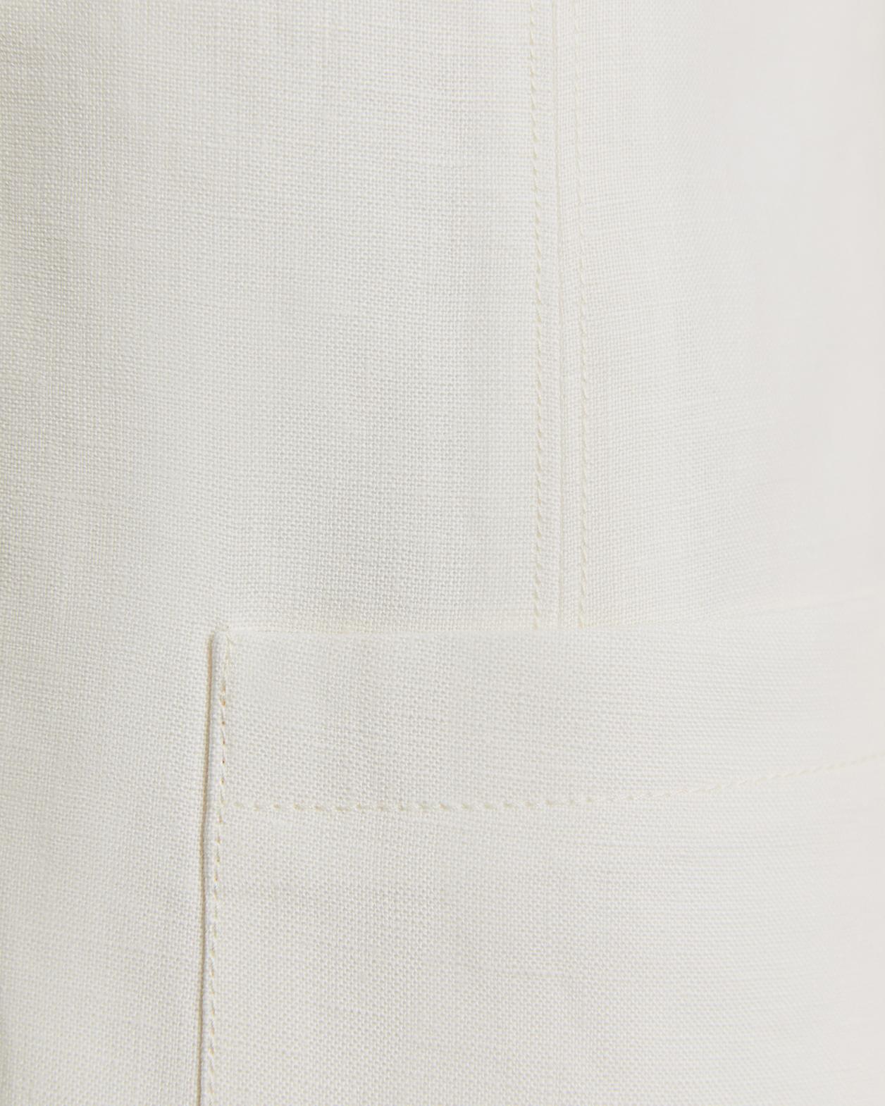 Kayla Linen Blazer in MILK
