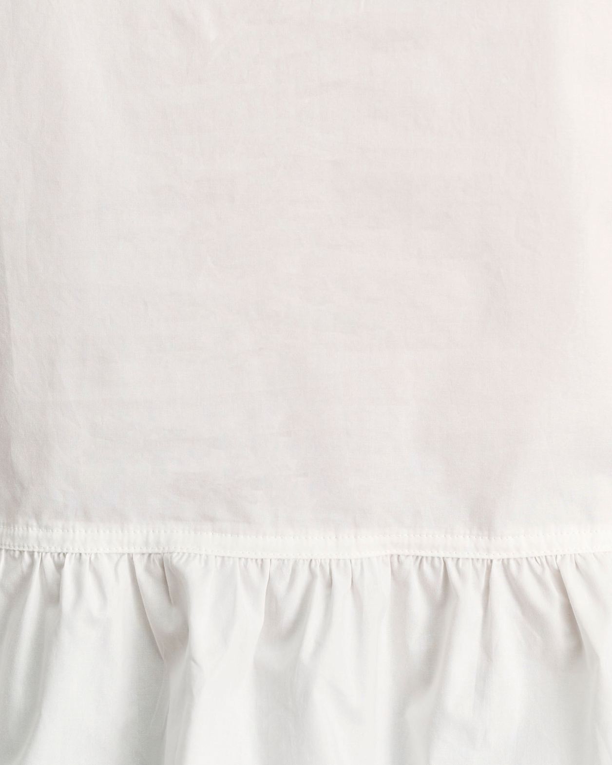 Poplin Sleeveless Tie Top in WHITE