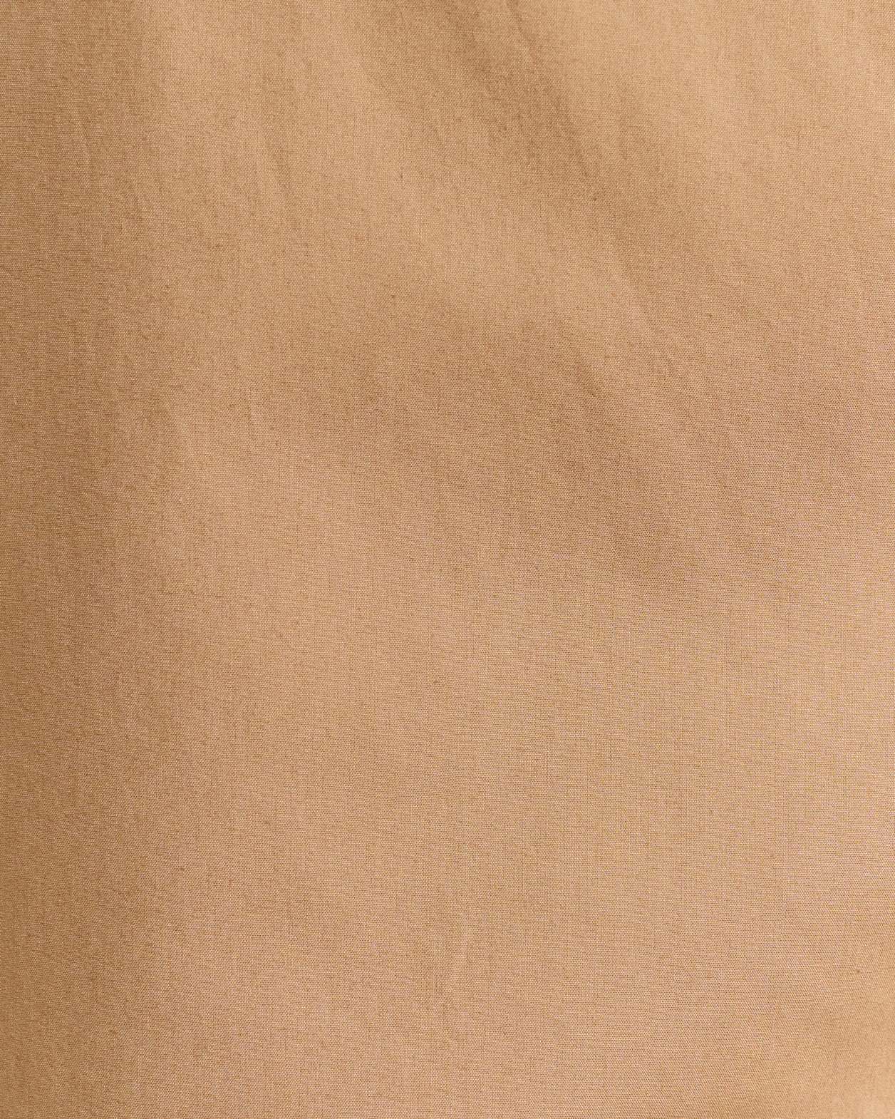 Poplin Relaxed Pant in COFFEE