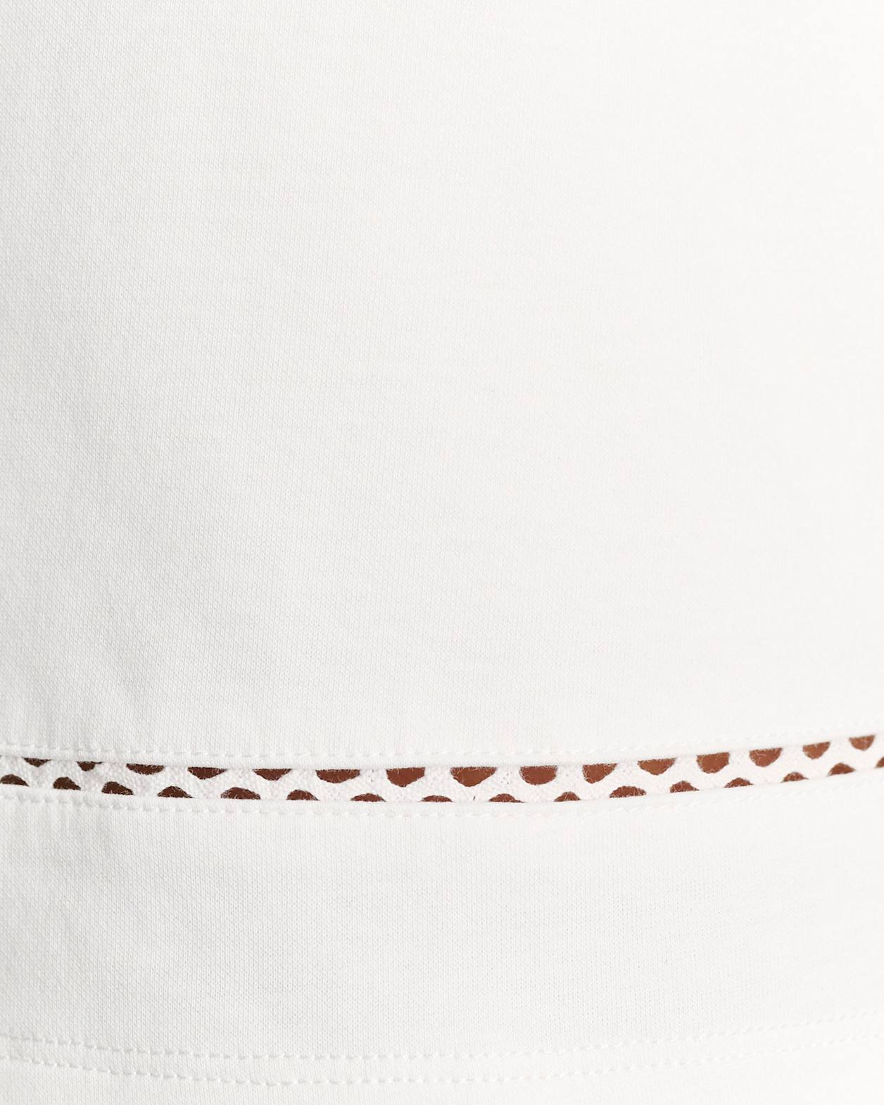 Trim Detail Short in WHITE