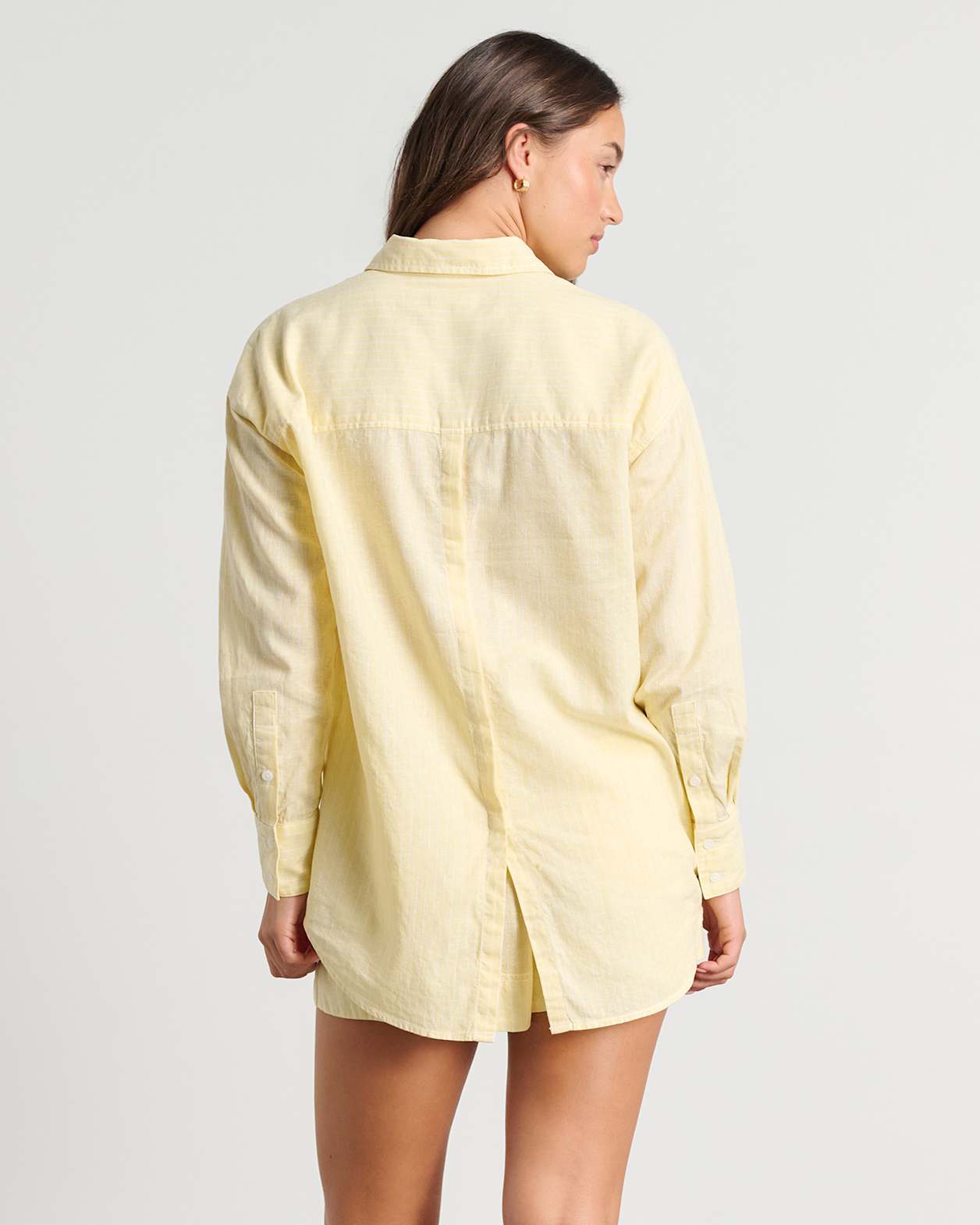 Winona Stripe Shirt in YELLOW/WHITE
