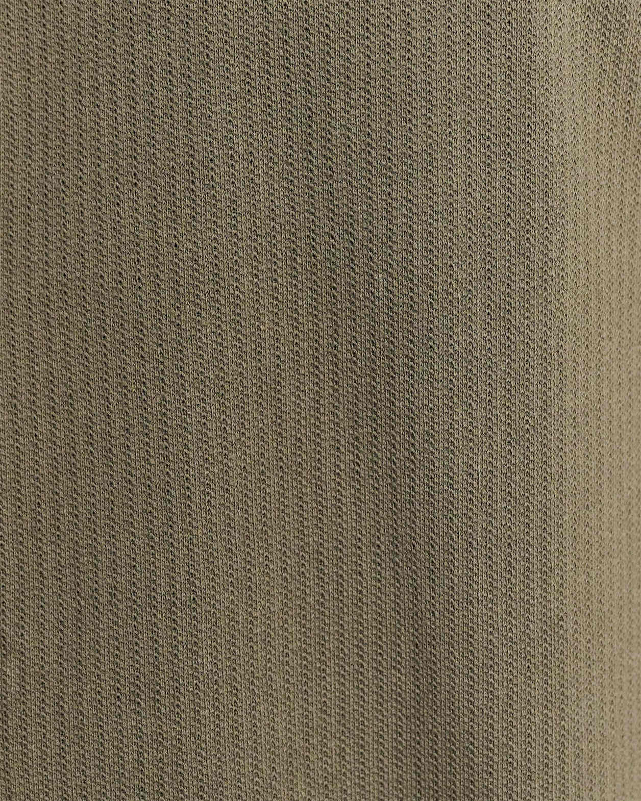 Francis Knitted Cotton Shirt in MILITARY