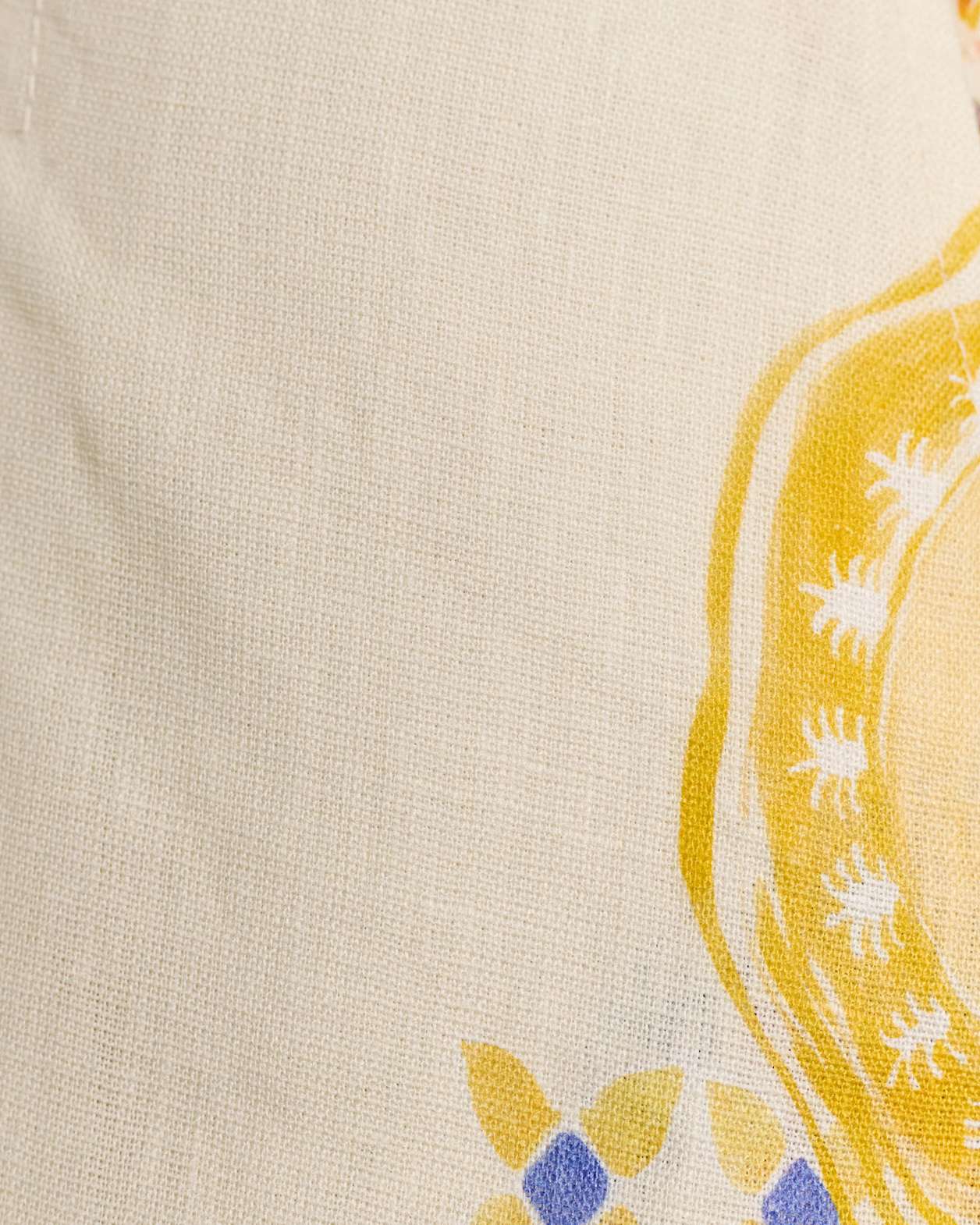 Sunshine Linen Dress in SUNSHINE