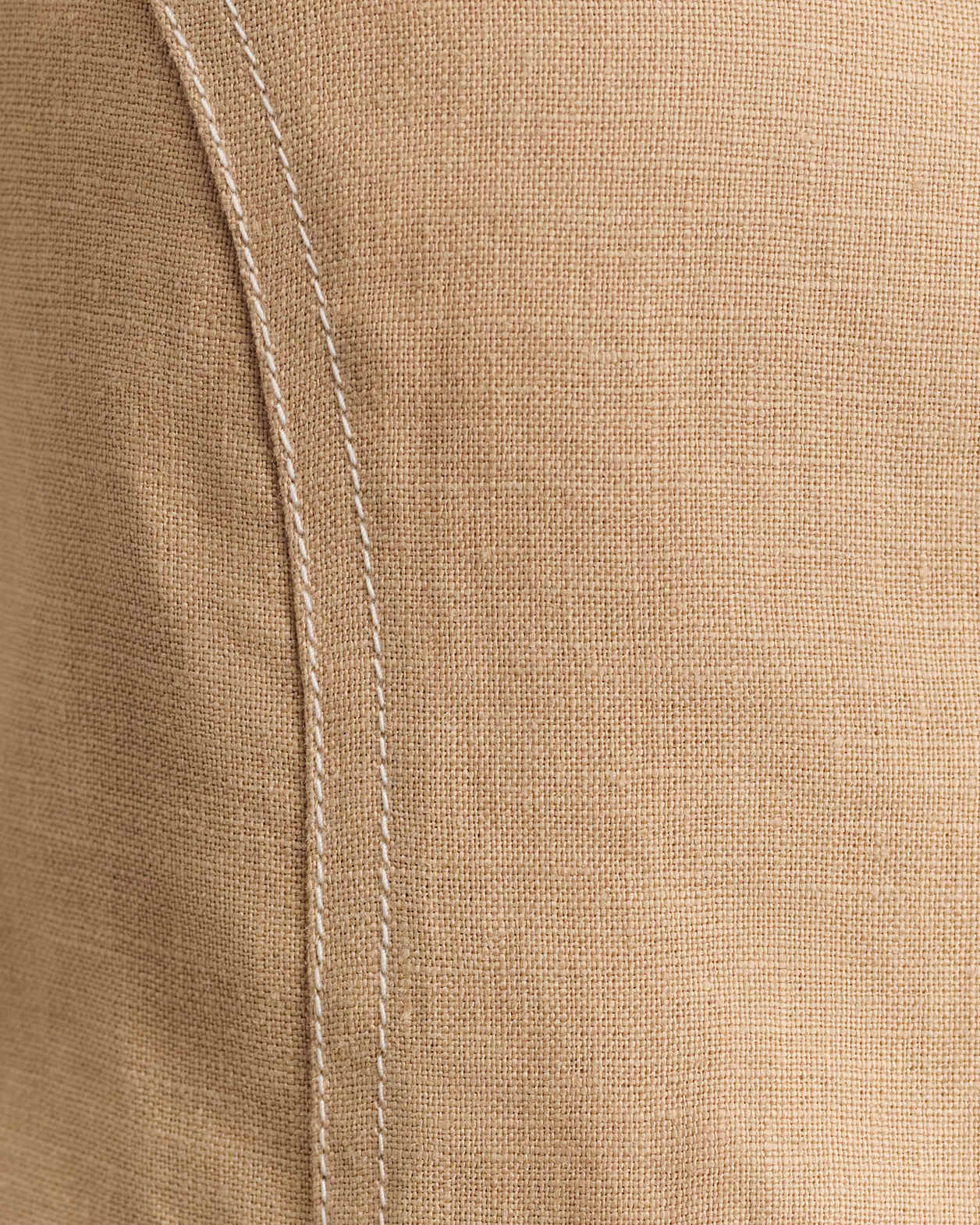Sabine Linen Vest in SAND