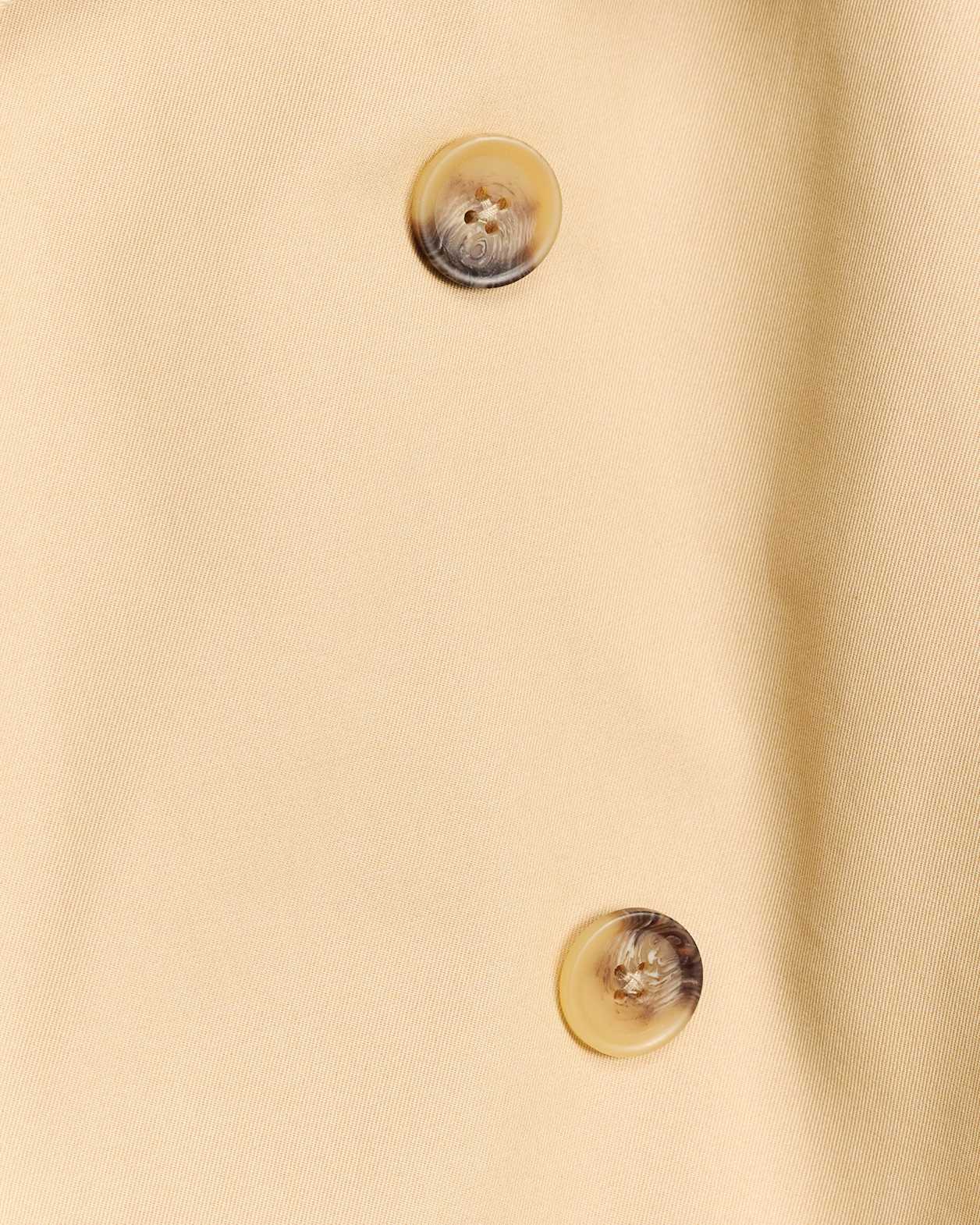 Charlotte Crop Trench in TAN