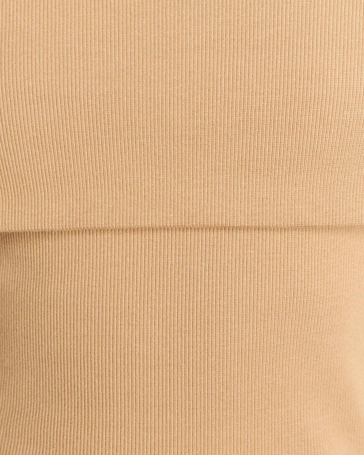 Harlowe Off Shoulder Top in COFFEE