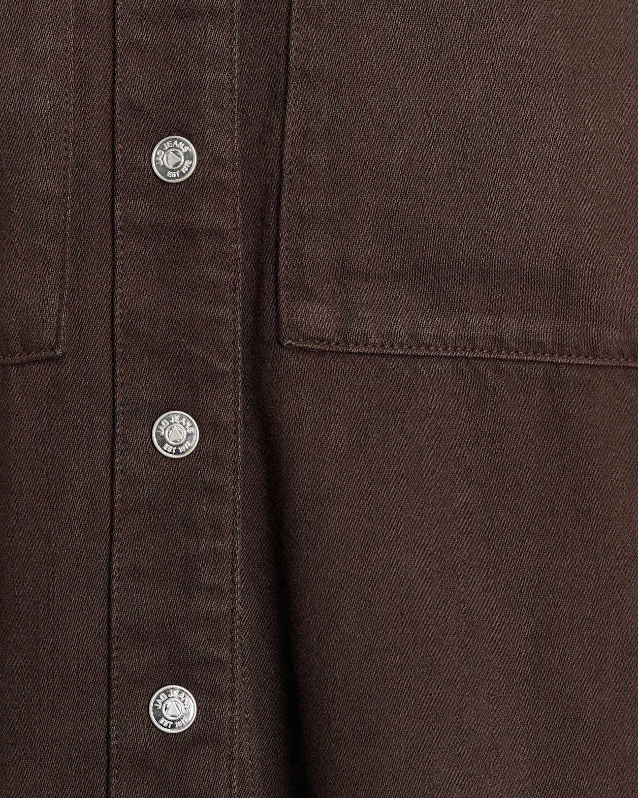 Loe Denim Shirt in DARK CHOCOLATE