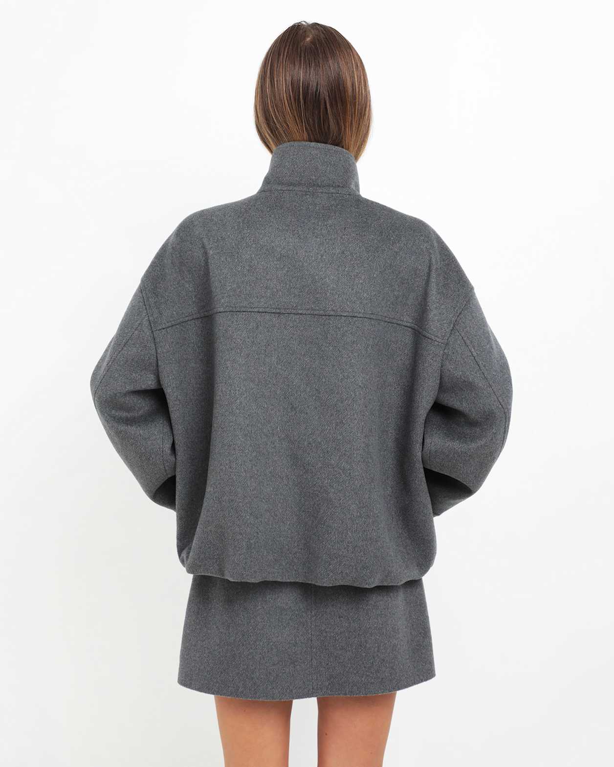 Rb X Jag Oversized Bomber in CHARCOAL