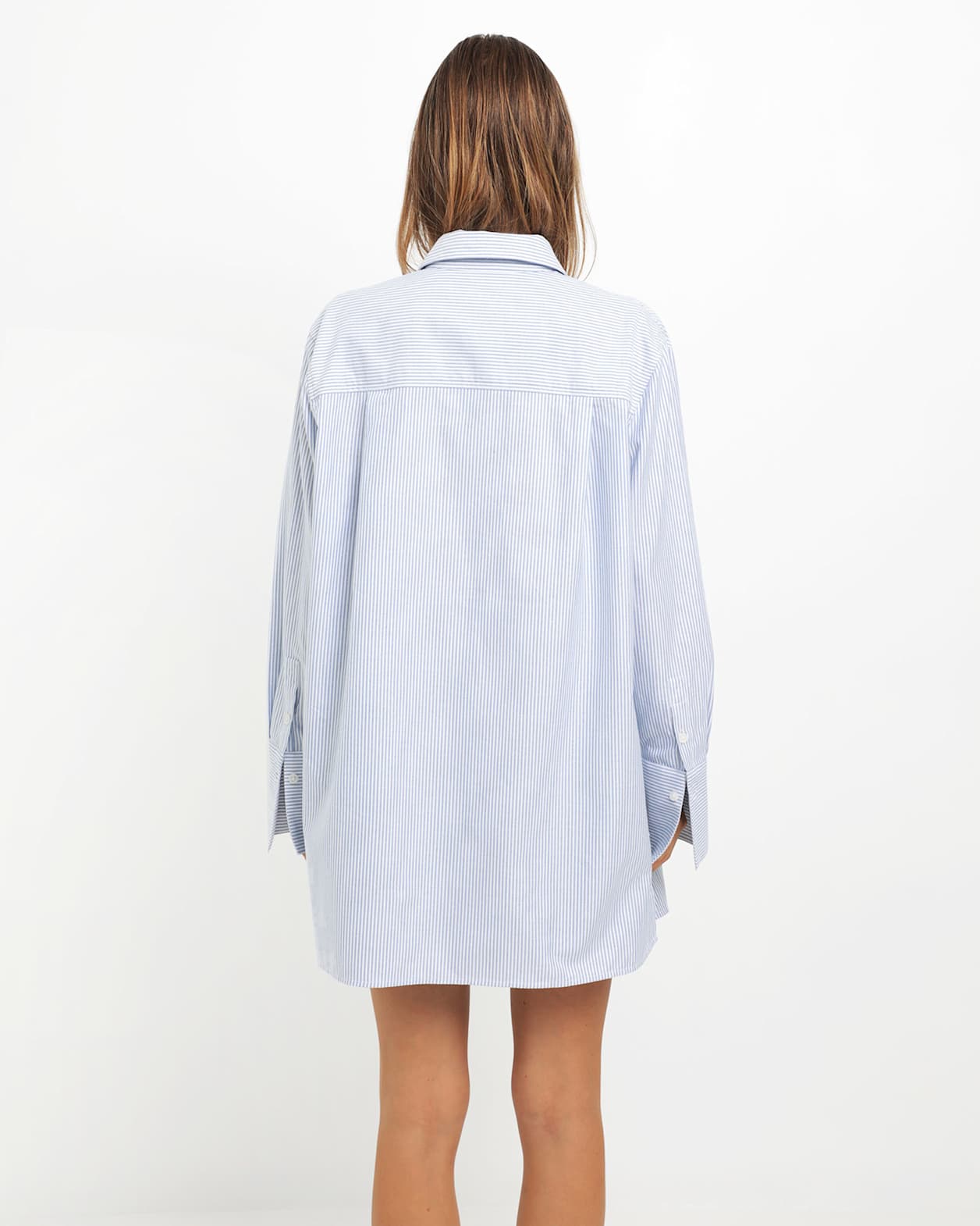 Rb X Jag Oxford Long Sleeve Shirt in BLUE/WHITE