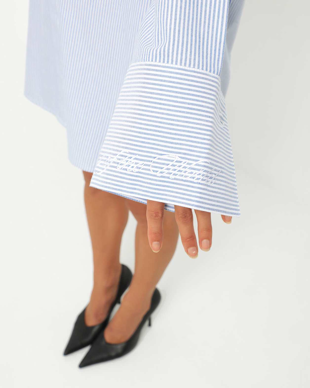 Rb X Jag Oxford Long Sleeve Shirt in BLUE/WHITE