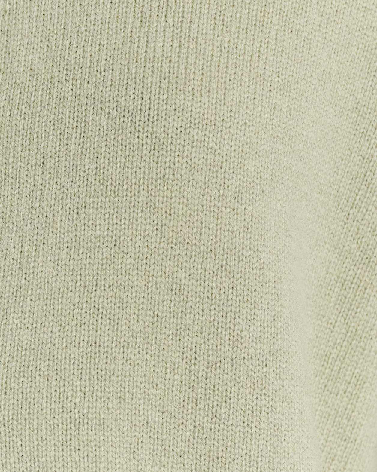 Long Sleeve Wool Cardigan in SAGE