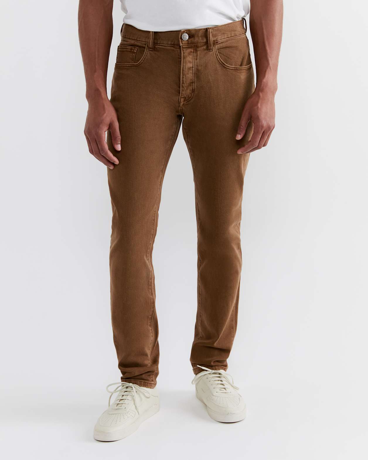 Stan Garment Dye Jeans in BROWN