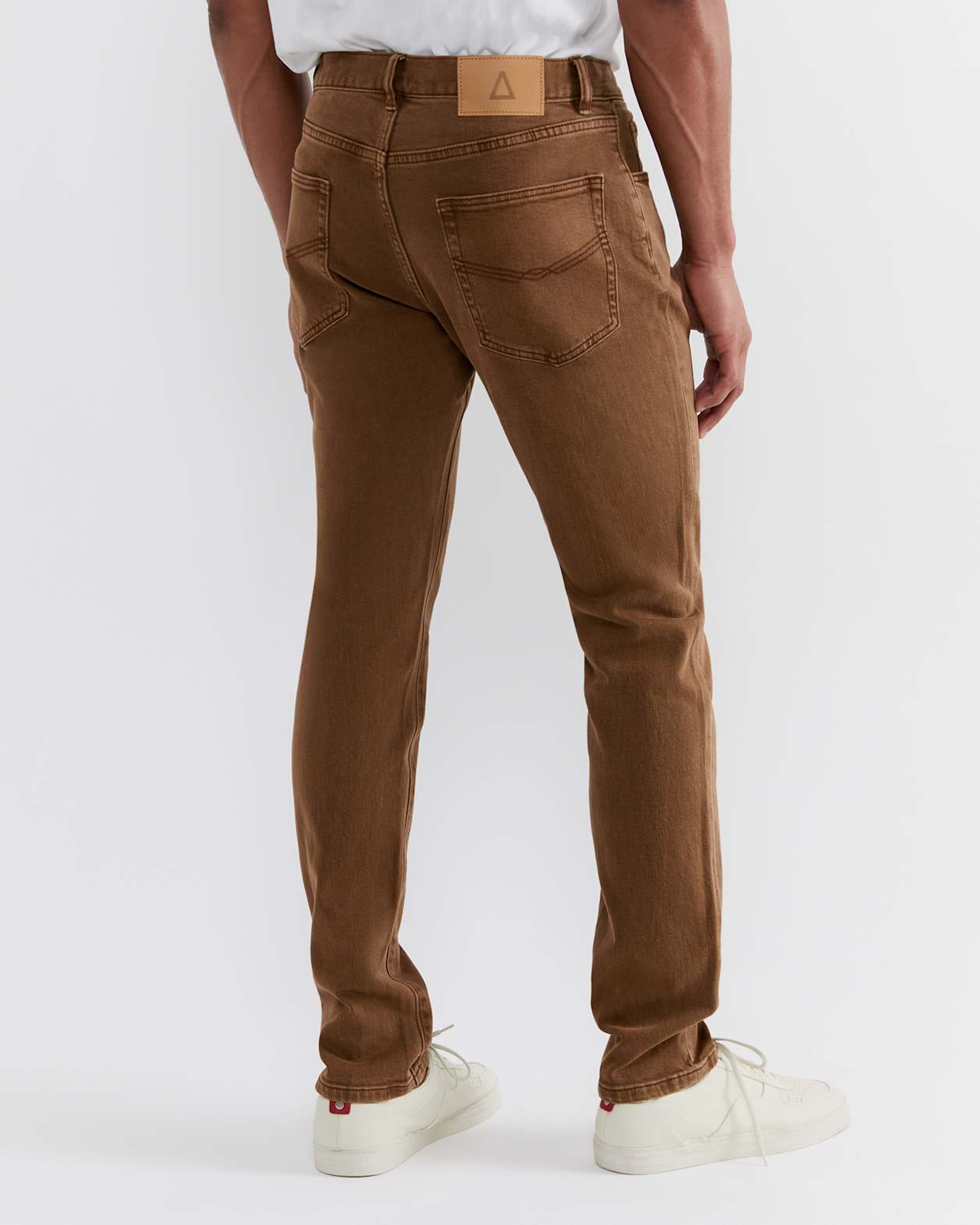 Stan Garment Dye Jeans in BROWN
