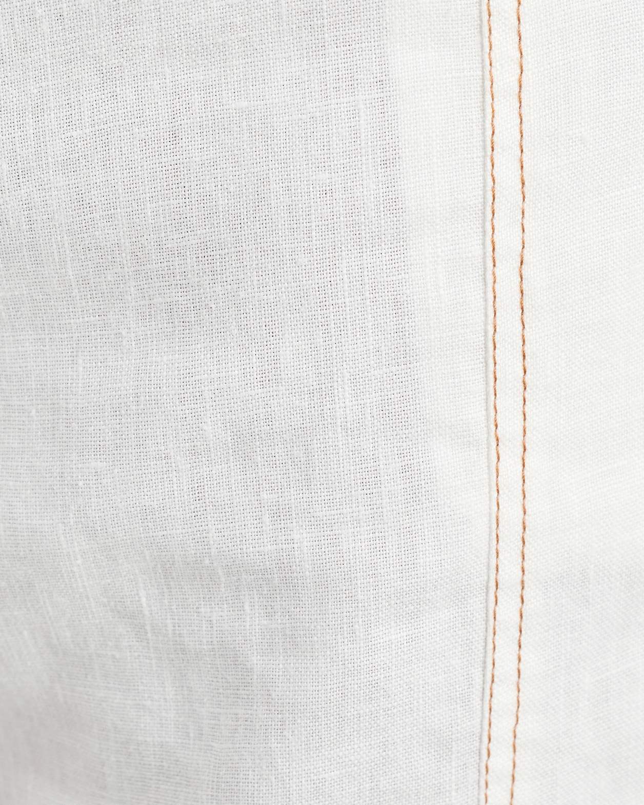 Sabine Linen Relaxed Leg Pant in WHITE