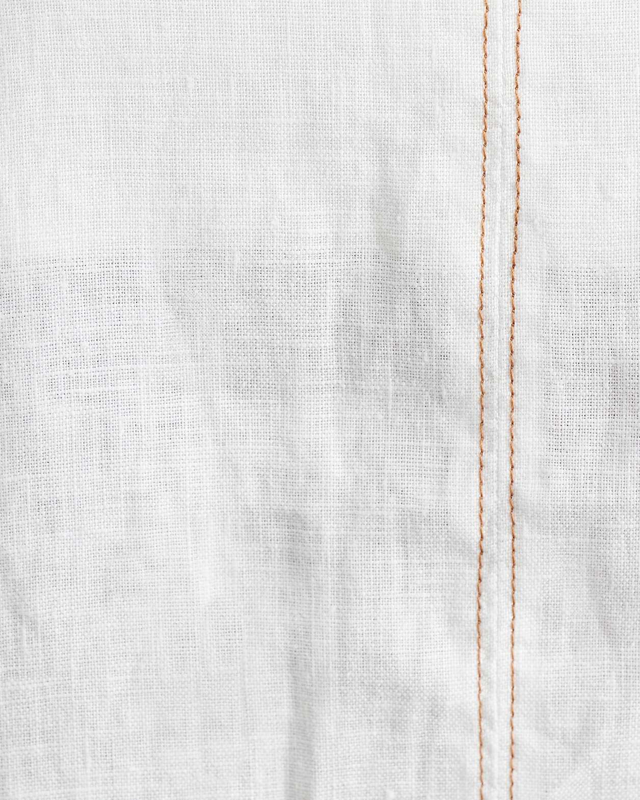 Sabine Linen Scoop Cami in WHITE