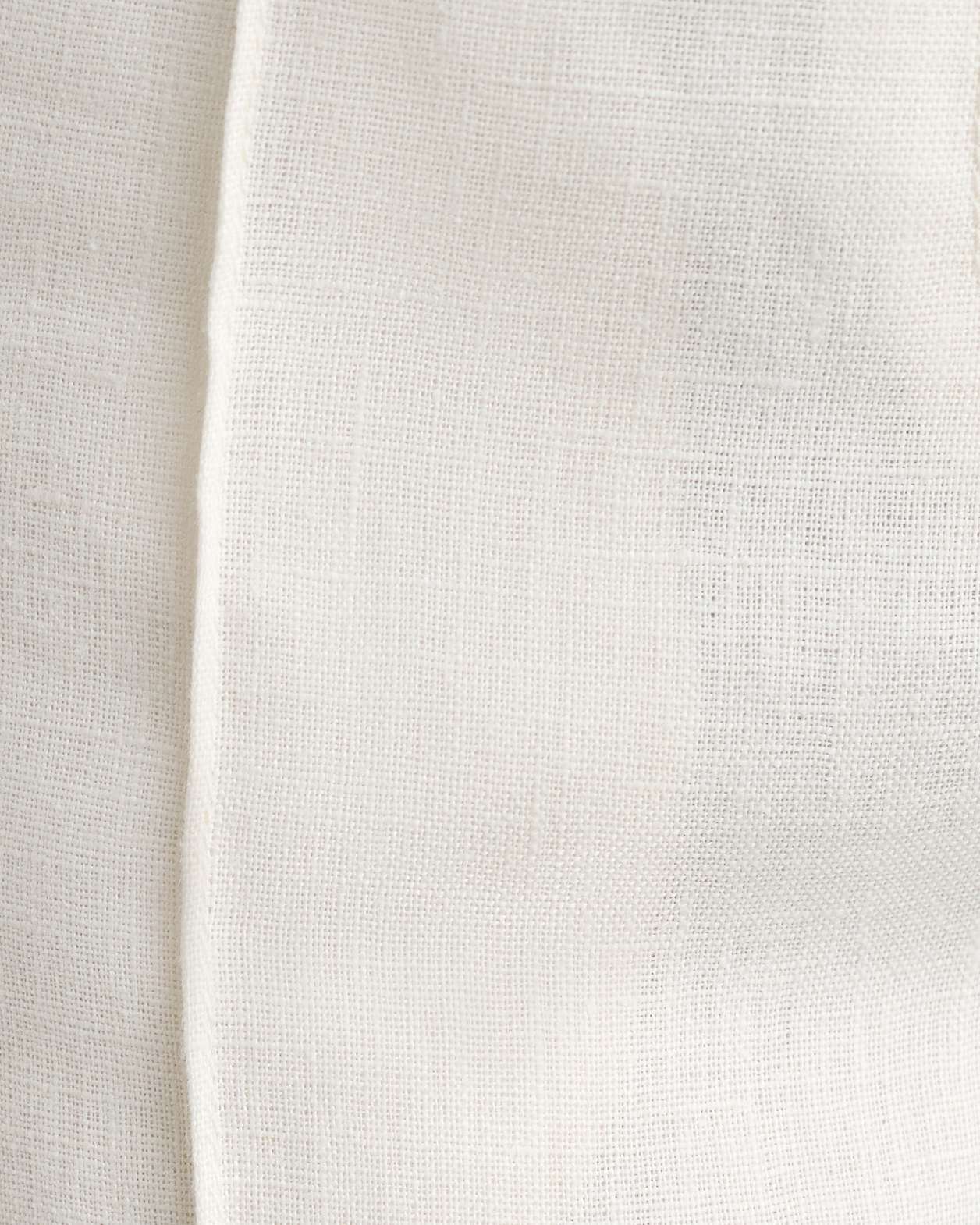 Kayla Linen Pintuck Pant in MILK
