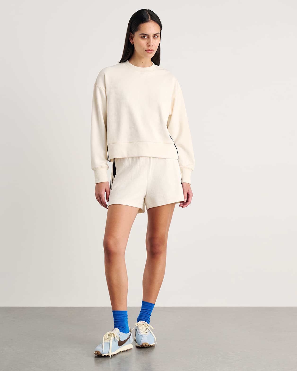 Leonie Long Sleeve Top in CREAM