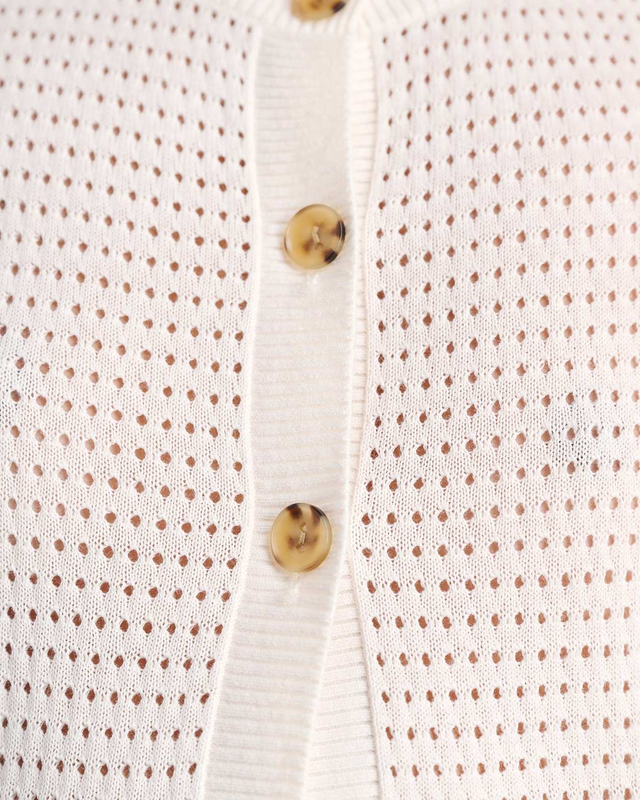 Brita Longline Knit Vest in MILK