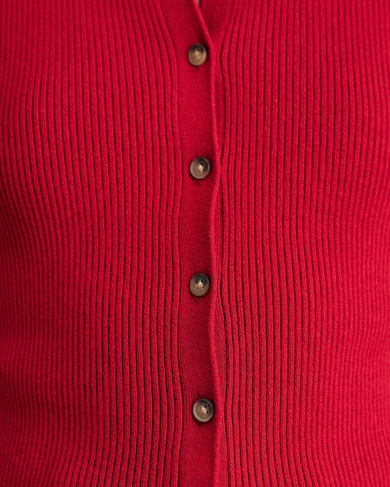 Selene Knit Vest in DEEP RED