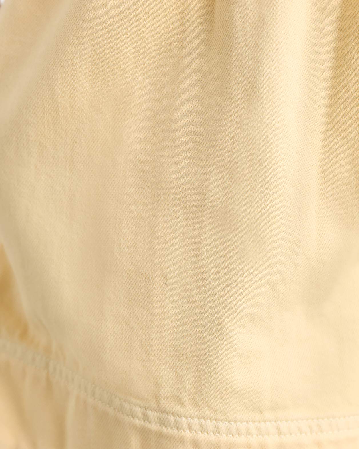 Loe Denim Pull On Short in BUTTER