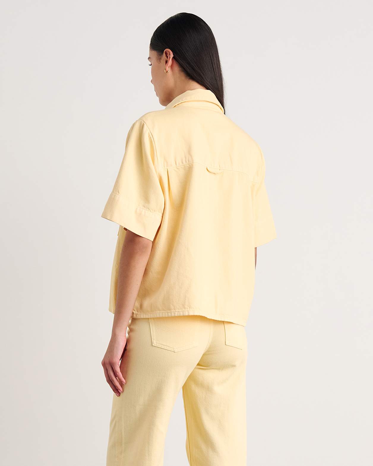 Loe Denim Shirt in BUTTER