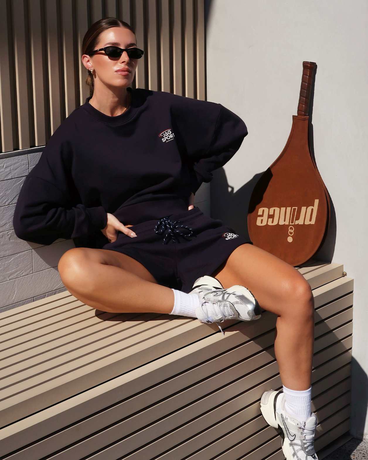 Aston Sweat Short in NAVY