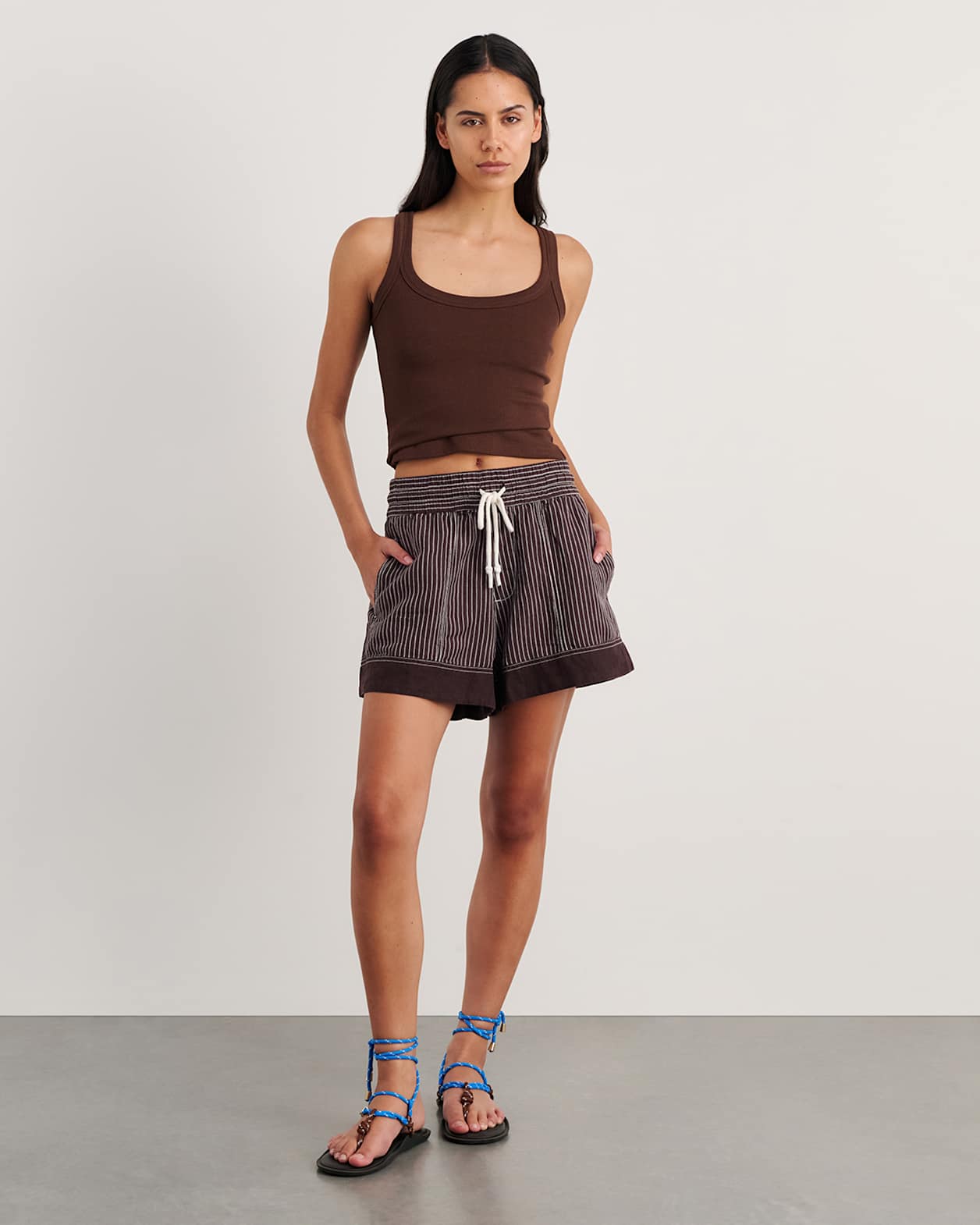 Kate Tank in DARK CHOCOLATE