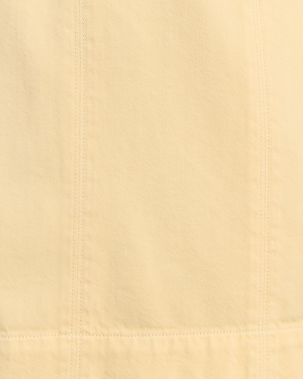 Loe Denim Mini Dress in BUTTER